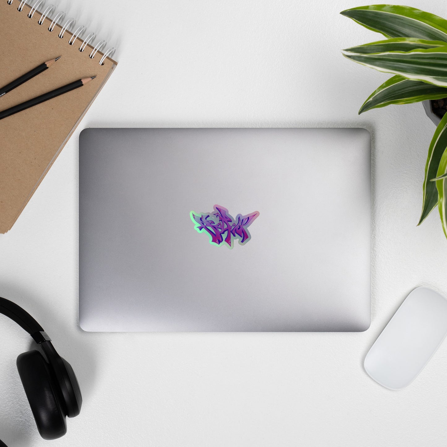 Pink Logo, Holographic Stickers
