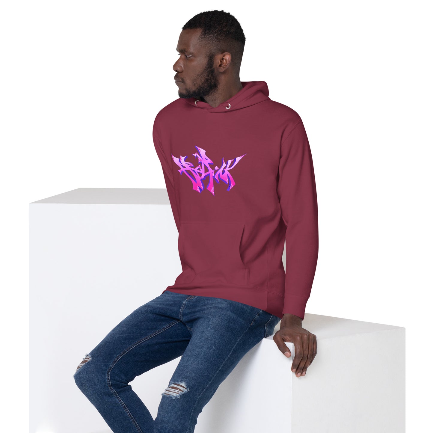 Pink Logo Hoodie